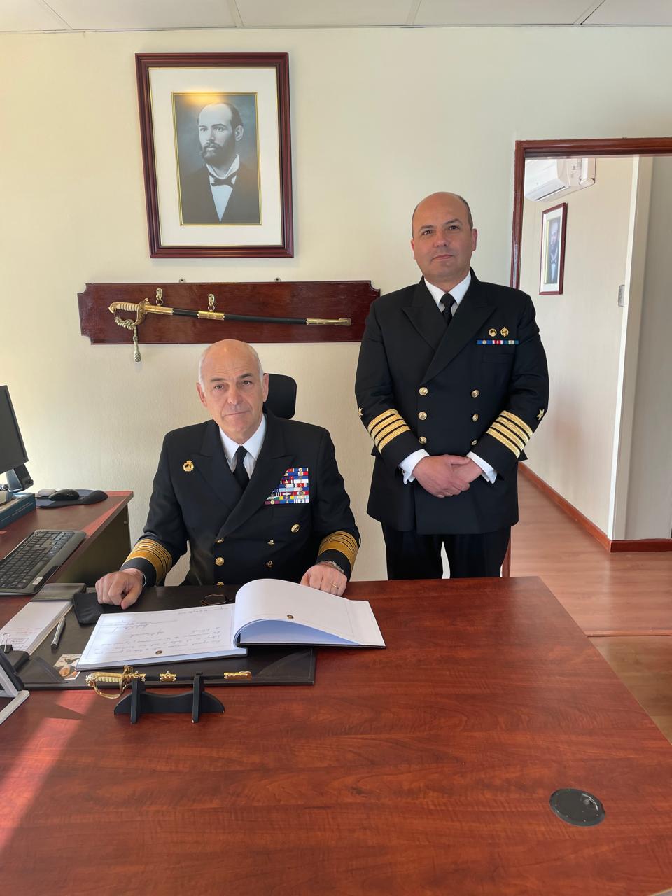 Visita del Comandante en Jefe de la Armada Almirante